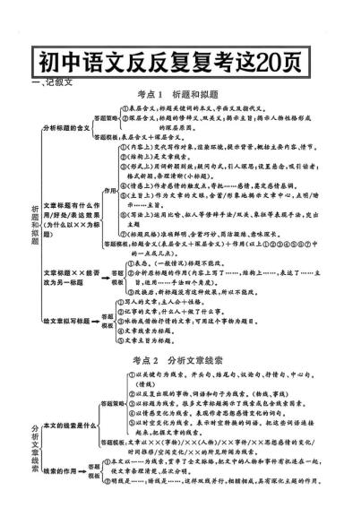 八年级上语文答题模式 - 奥一学习网 WWW.AYW.CC