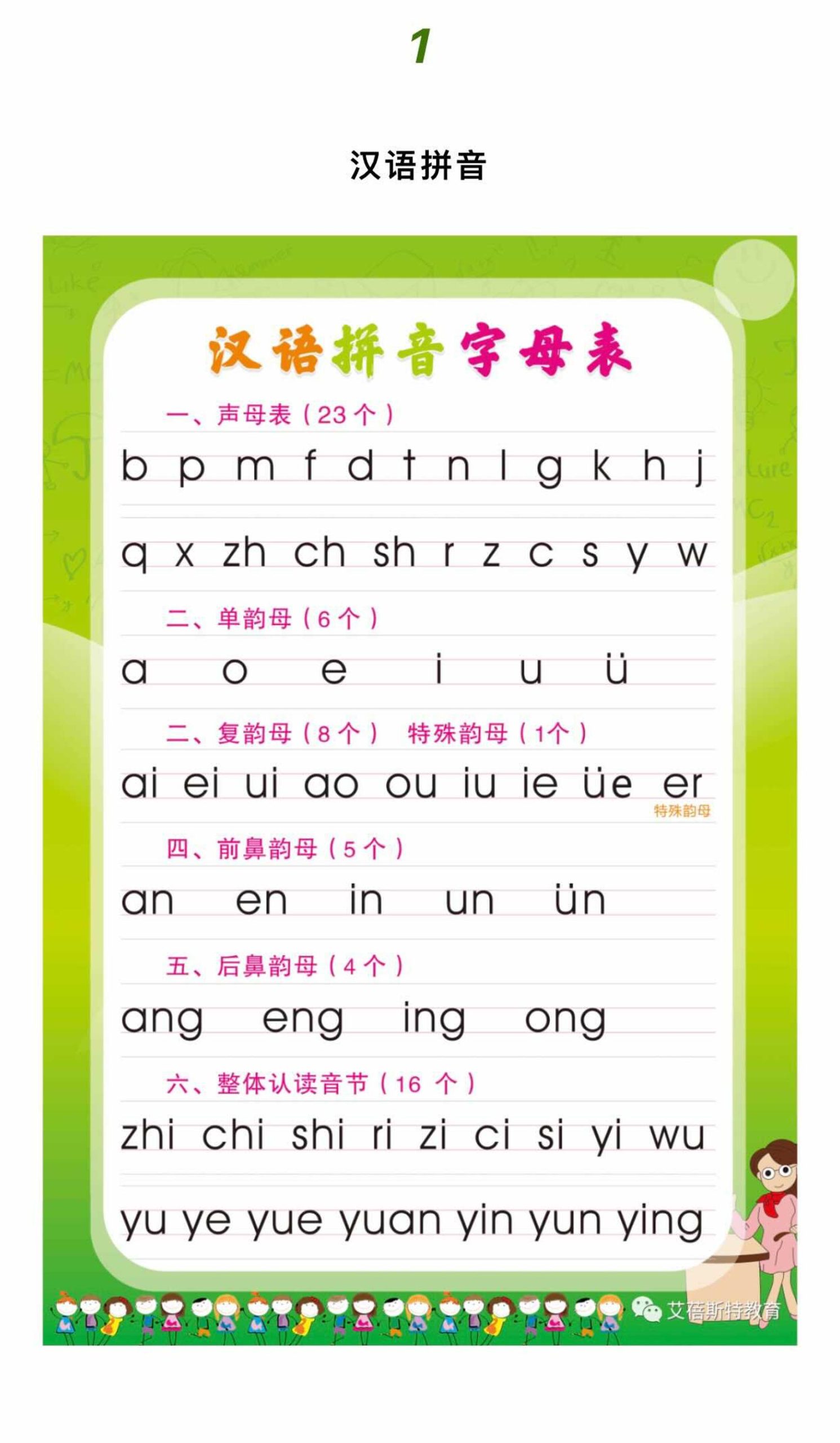 幼小衔接语文拼音拼读 - 奥一学习网 WWW.AYW.CC