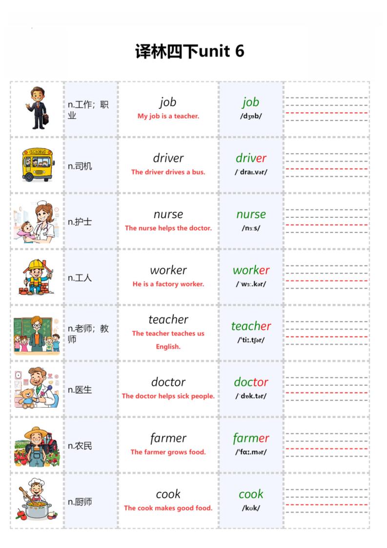 四年级下英语Unit6自然拼读专项《译林版》 - 奥一学习网 WWW.AYW.CC
